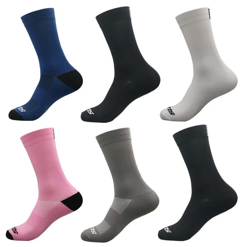 High Quality Custom Cycling Socks Breathable Crew Sports Socks