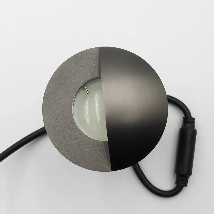IP67  DC12V garden outside inground Graphite Brass Recessed Underground Lights