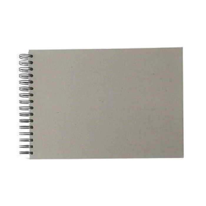 Hot Selling Landscape Plain Spiral Drawing Book Custom A4 Size