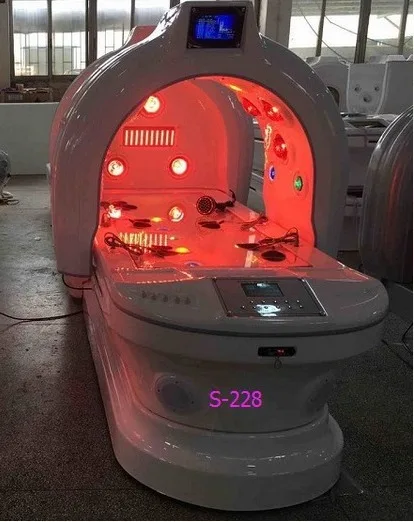 Newest Weight loss sterilizing system Ozone sauna infrared led light therapy spa capsule steam cabinet pod slimming machine