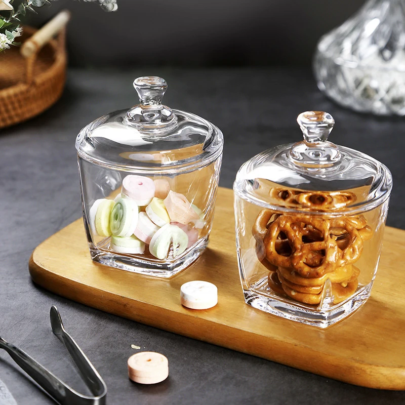 Japanese Coffee Bean Oatmeal Glass Jar Candy Snack Storage Jar Dried Fruit Nut Storage Jar YGH643