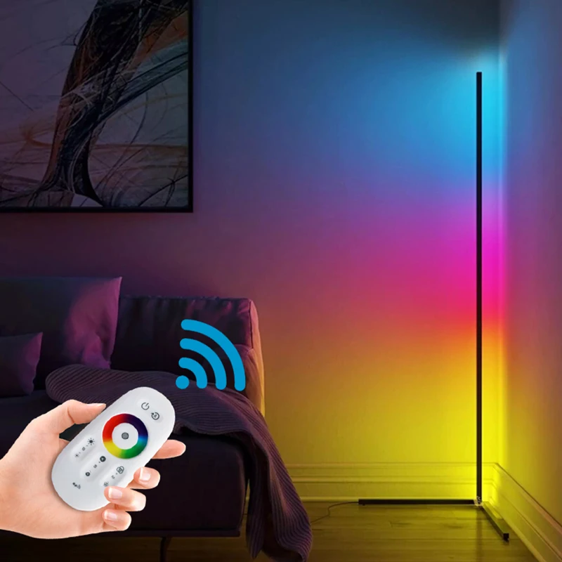  Прямая поставка умные RGB светодиодные Угловые лампы умное приложение угловые напольные для