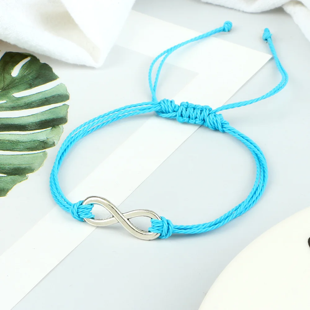 2025 New Designer Infinity Lucky Layering Thin Line Red String Bracelet Fashion Friendship Couple Adjustable Bracelet