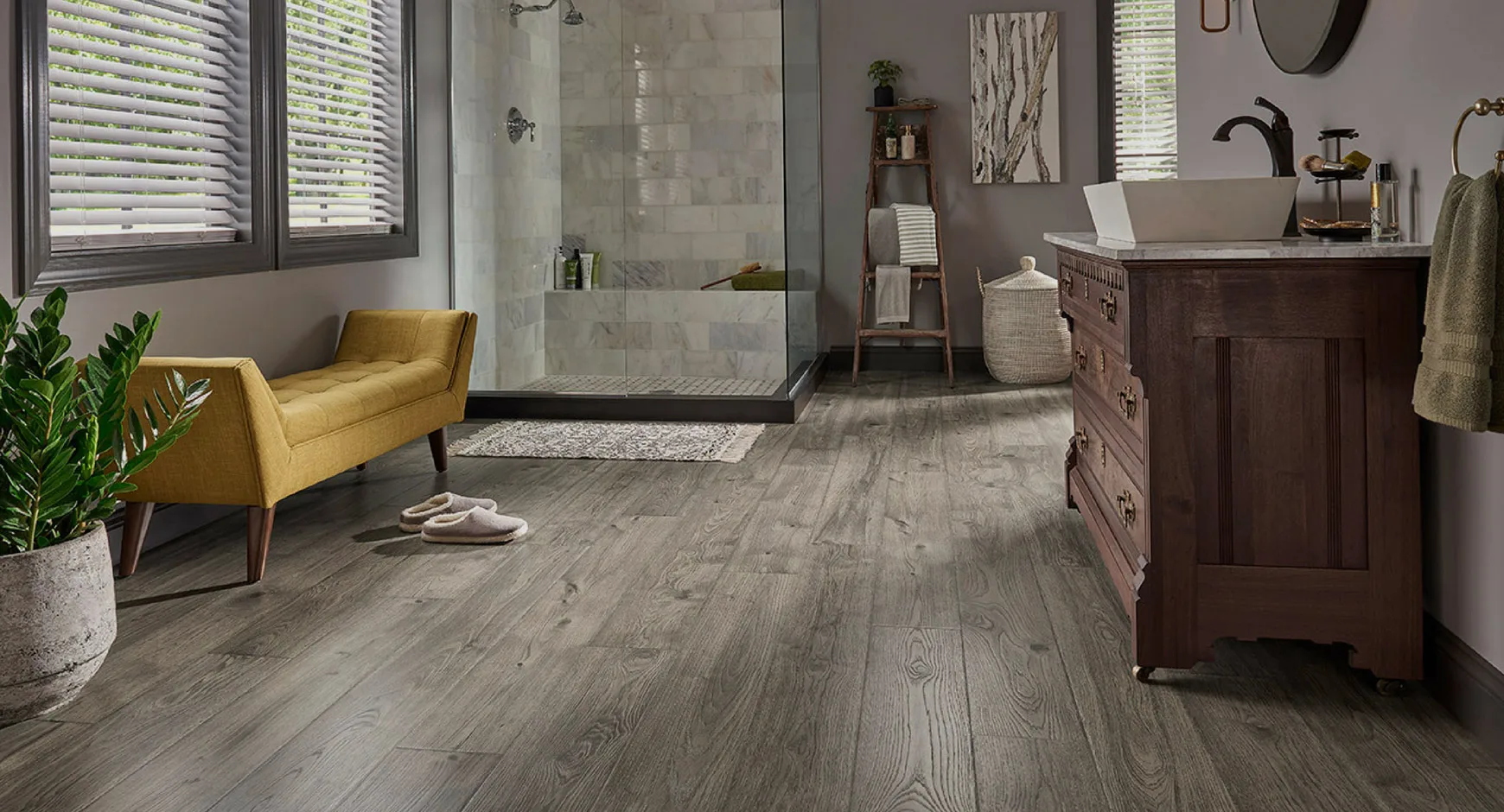 Wholesale Waterproof Wooden Laminated Flooring Waterproof Click PVC Vinyl/SPC/WPC Wooden Flooring Contact Us for Best Price