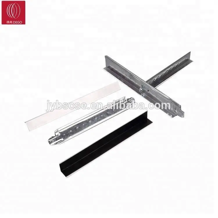 Suspended T Runner Ceiling t-grid angle tee, Main tee and cross tee