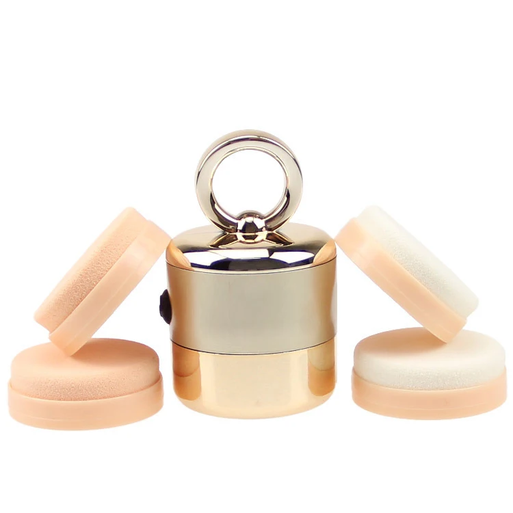 3D Vibration Electric Make Up Foundation Powder Puff Auto Face Applicator Electric Powder Puff Cosmetic Tools