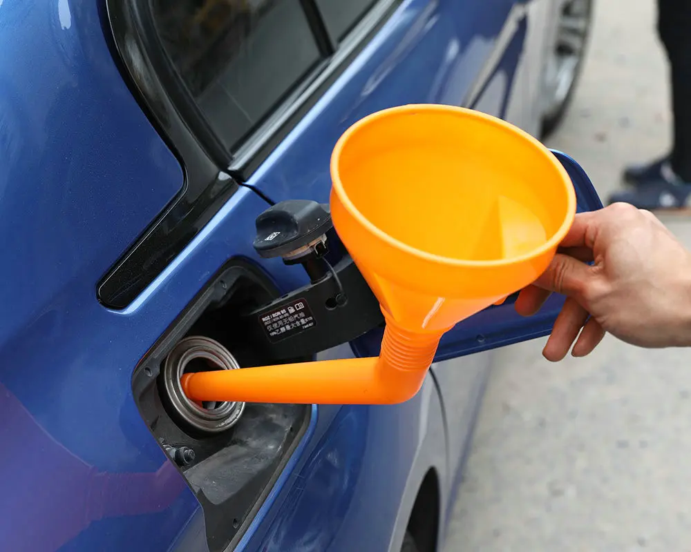 QM Taizhou Professional funnel manufacturer Plastic large with handle plastic funnel