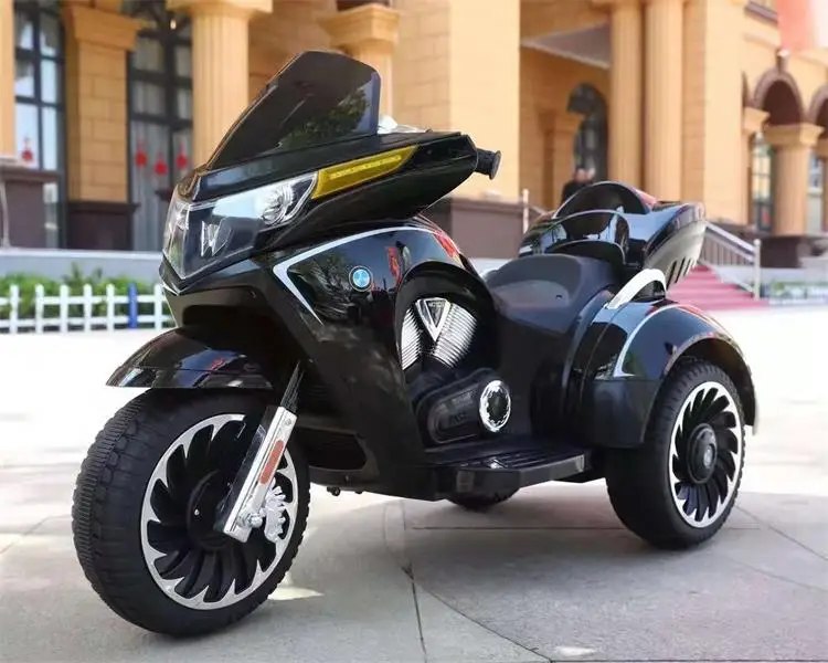Big 2 seats kids motorcycle electric ride on car three wheels motorbike