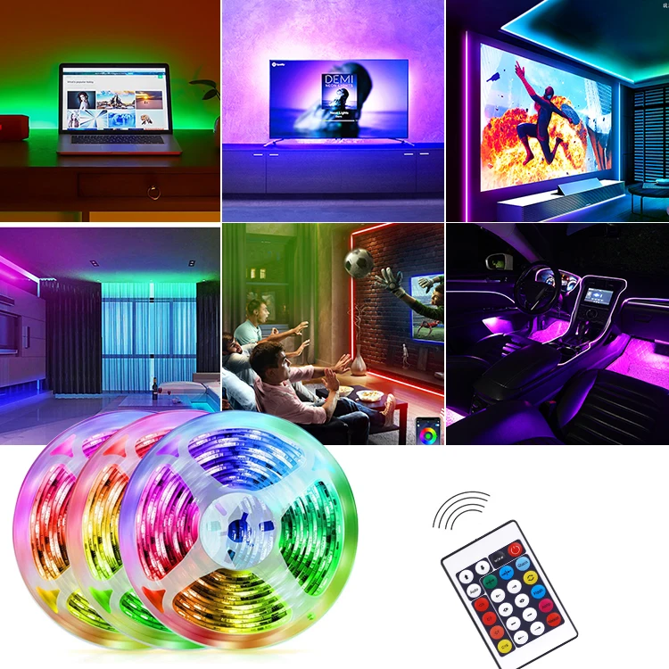 Vmax Usb-лампы Rgb Cob светодиодные ленты для автомобиля Гибкая светодиодная теплая полоса освещения