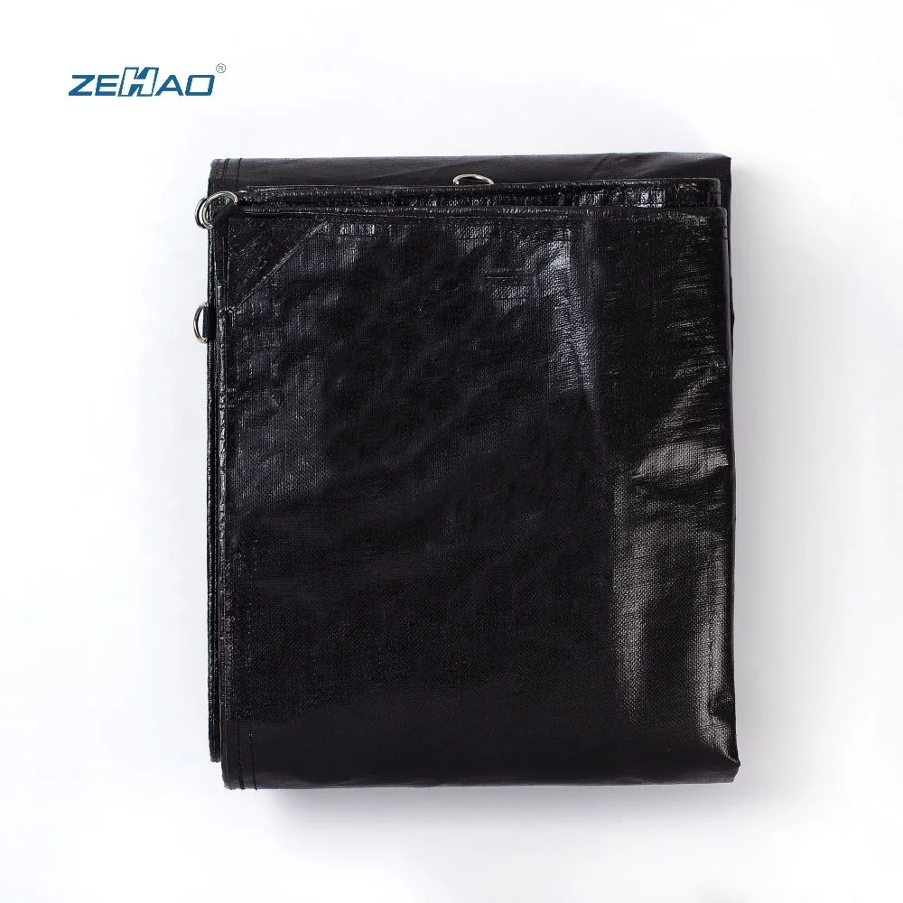 Black Tarpaulin pe Tarpaulin 10 X 20 Tarp Rolls Tarpaulins 200 Gsm