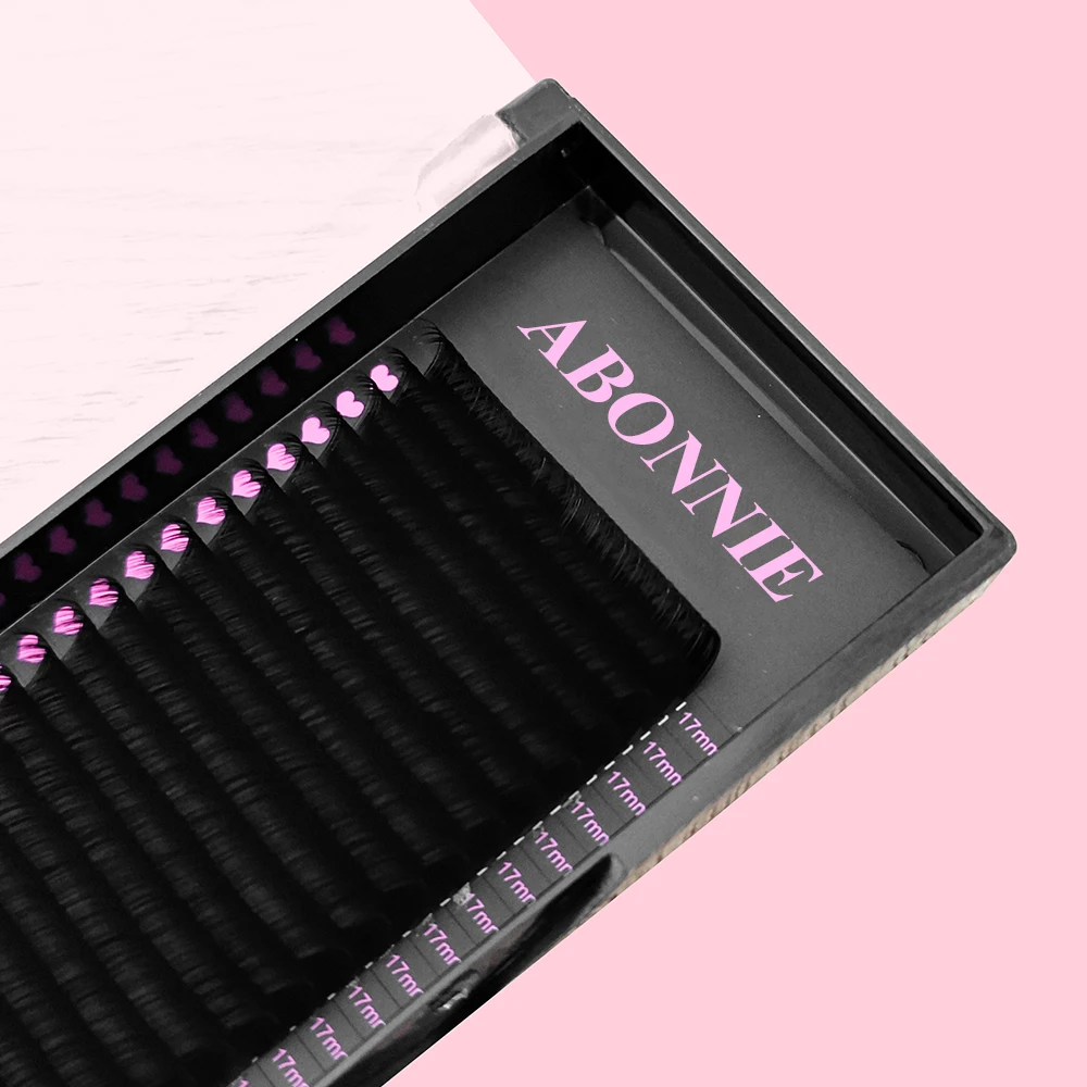 Loose Bottom Volume Lash Extensions Supplies Volume Eyelash Extensions Supplies Private Label Dark Matte Cashmere Lash Trays
