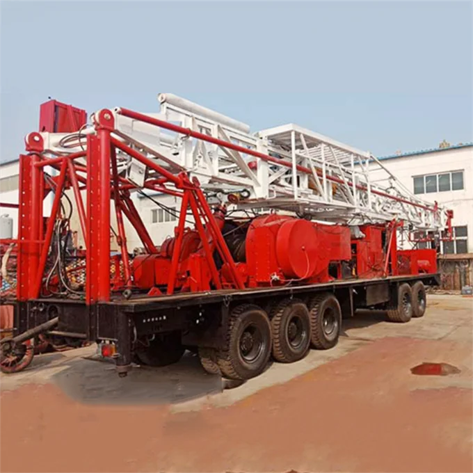 xj 550 drilling rig workover drilling rig truck mounted mining drill rig