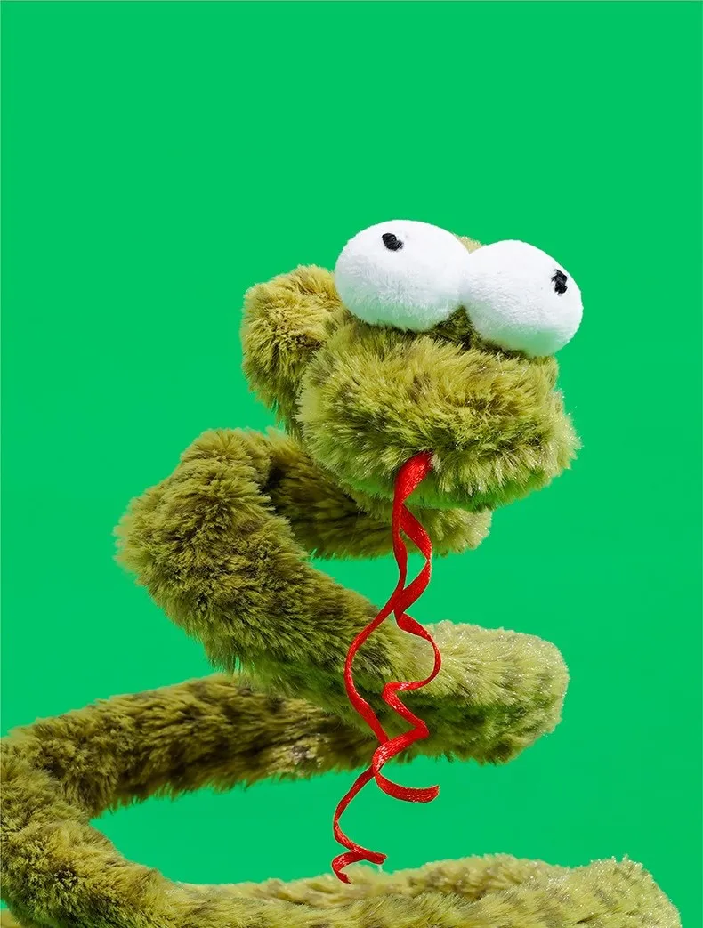 Pet Kitten Cat Catcher Spring Plush Toy Cute Snake Shape Tooth Cleaning Self Pleasure To Relieve Boredom