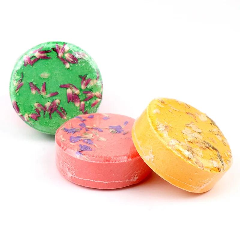 Custom Your Logo With Dried Flower Relaxing Smoothing Strong Sweet Aroma Shower Steamer