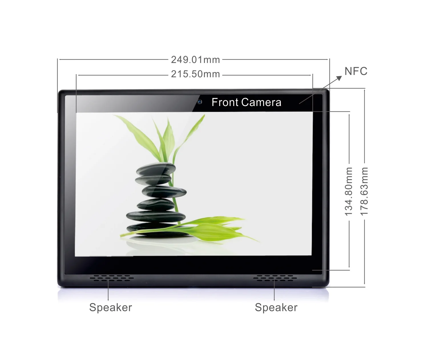 Одиночный Горизонтальный 10 1 дюймовый HD Full View IPS LCD сенсорный экран цифровой меню дисплей рекламный плеер