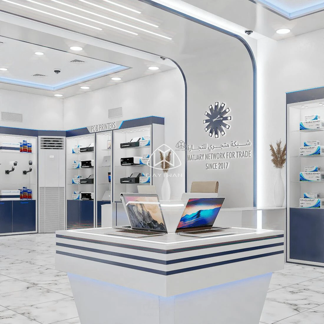 CCTV Camera Display Shop Decoration Showroom CCTV Shop Interior Design Retail