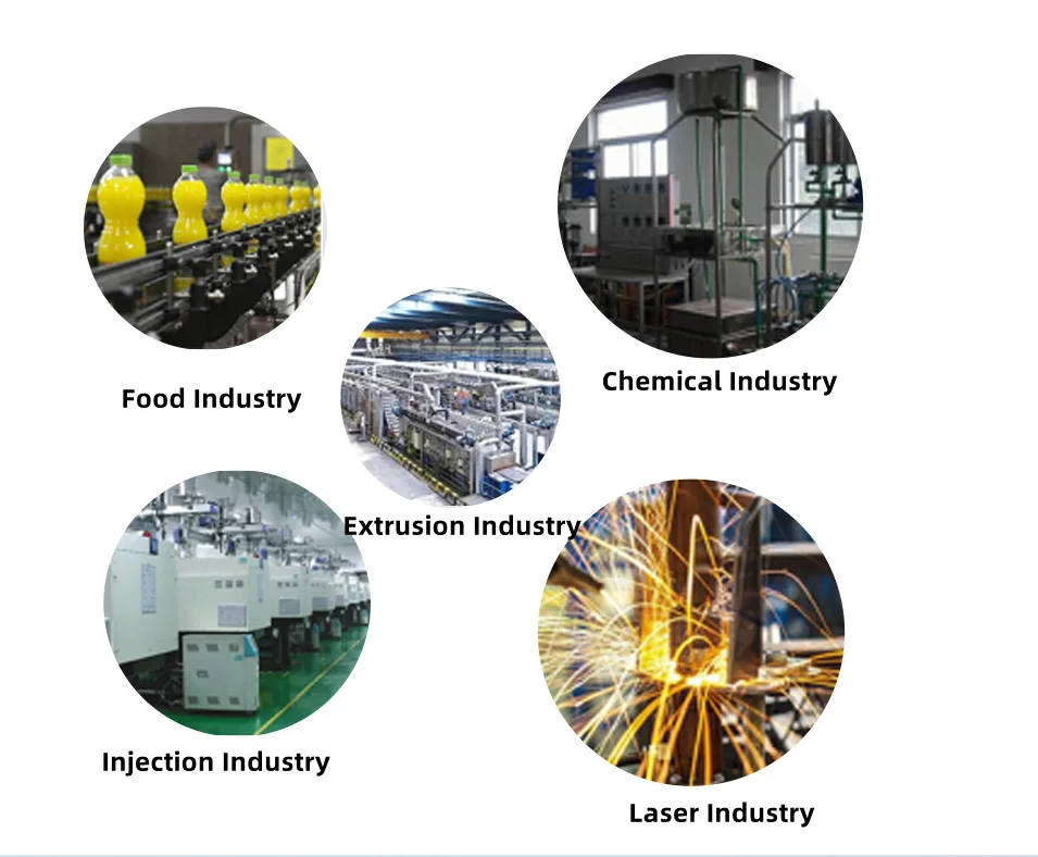 Plastic Industrial Chiller For Molding Chilling with Different Power