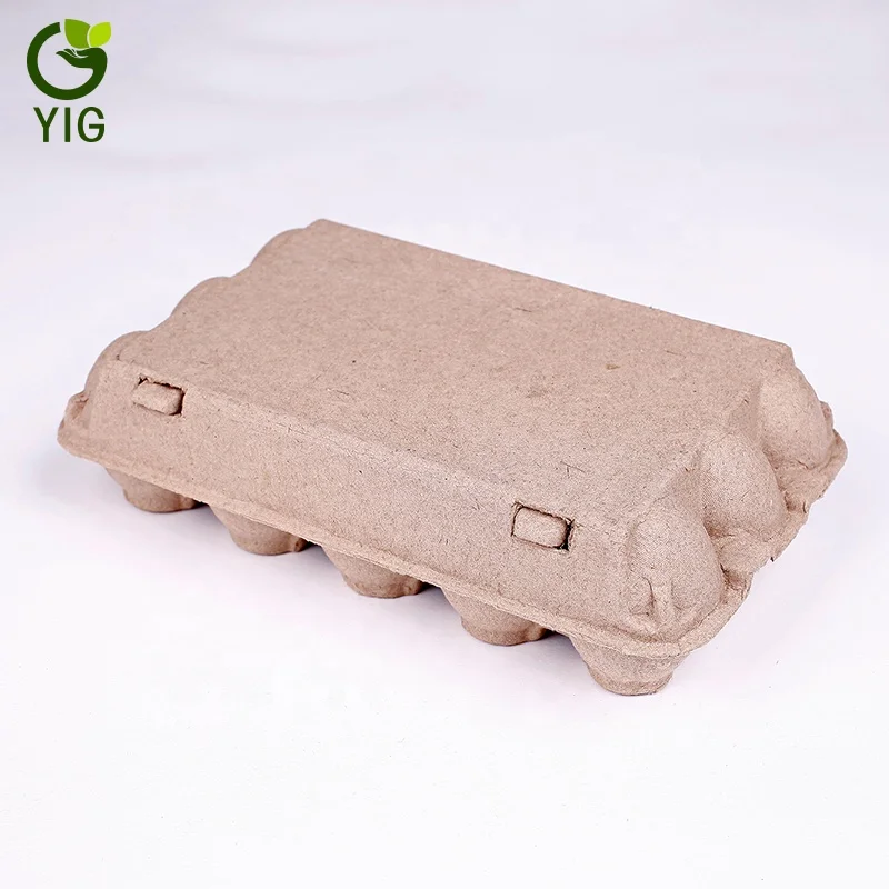 
Custom molded paper egg carton 12 egg box/cartons packing 