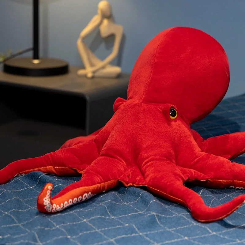 Hot Selling Lifelike Soft Ocean Sea Animal Stuffed Plush Octopus Toys Sea Animal Aquarium Souvenir Gift