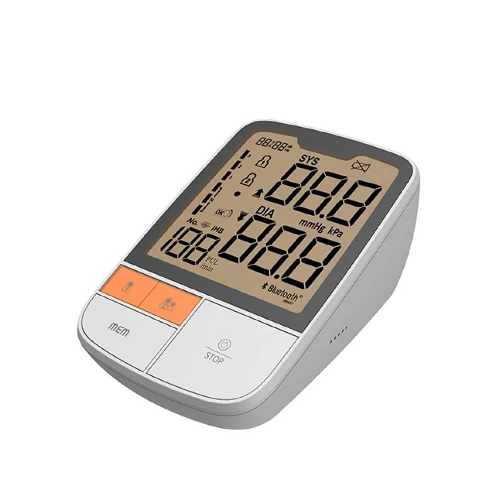 Hot Sale LCD Display Rechargeable Digital Blood Pressure Monitor Bluetooth Arm Sphygmomanometer