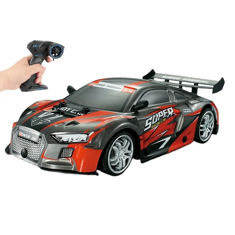 1/14 Scale PVC Rc Drift Car 2.4Ghz High Speed Drift Car Gifts For Adults And Kids Electric 4 Channels Remote Control Car