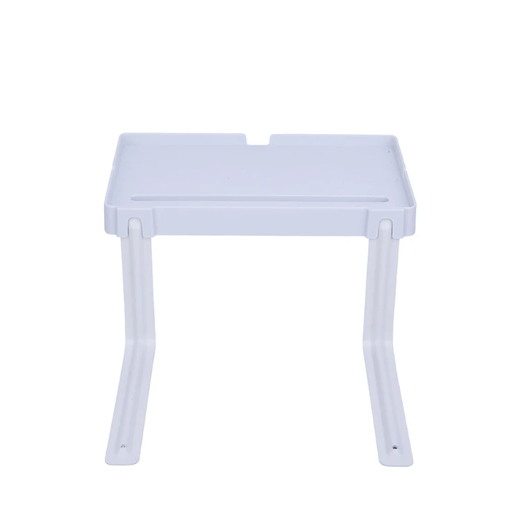 Space Saving Bedside Storage Foldable Bedside Plastic Shelf