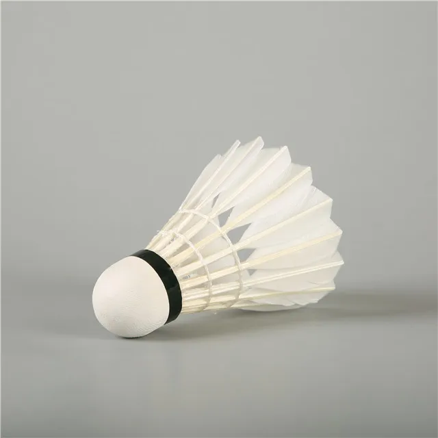 shuttlecock factory badminton 2024 sport badminton aeroplane best price durable goose feather Badminton Shuttlecock Lingmei 70