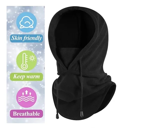 BSBH Fleece Balaclava Windproof Ski Mask Cold Weather Face Mask Motorcycle Balaclava Hood Warmer Winter Sports Cap