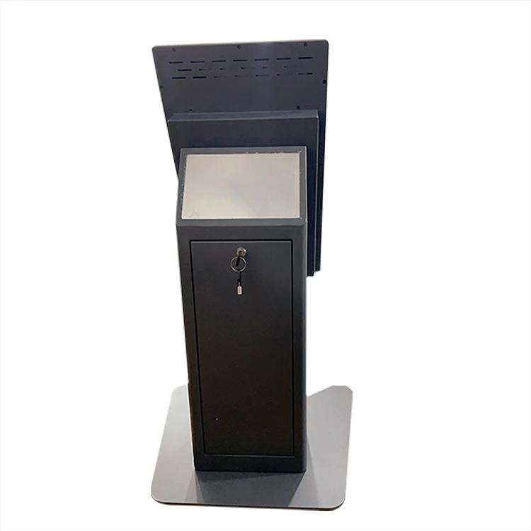 Desktop free standing LCD digital display 21.5 15.6 inch self ordering payment touch kiosk
