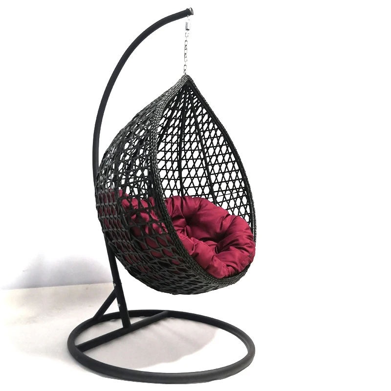 2023 Romantic patio egg swing chair bed baby kids infant swing macrame swing hanging chair hammock