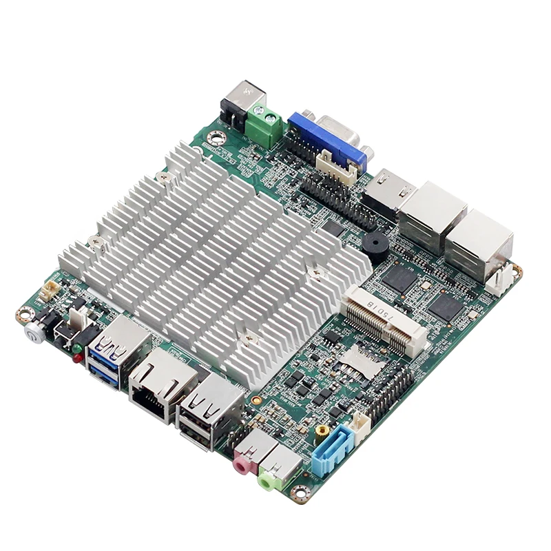 Zunsia Industrial J4205 N3350 Robot Motherboard Apollo Lake Intel Celeron LVDS/HD-MI/VGA Nano ITX 8GB RAM SATA MSATA Integrated