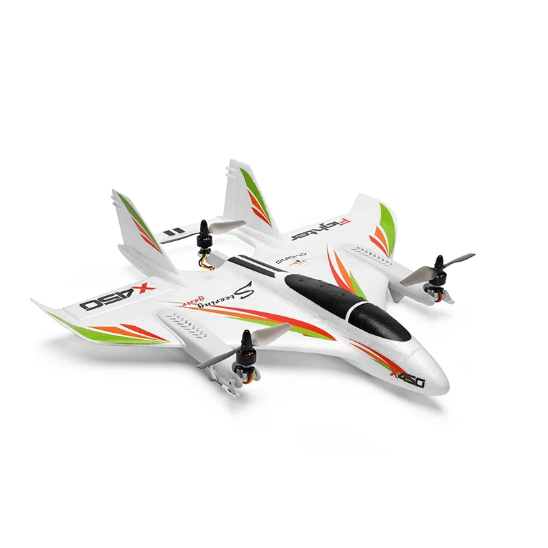 WLtoys X450 Brushless Vtol RC Airplane RC Glider Fixed Wing Aircraft 2.4G 6CH 3D/6G RC Helicopters Vertical Avion Remote Control