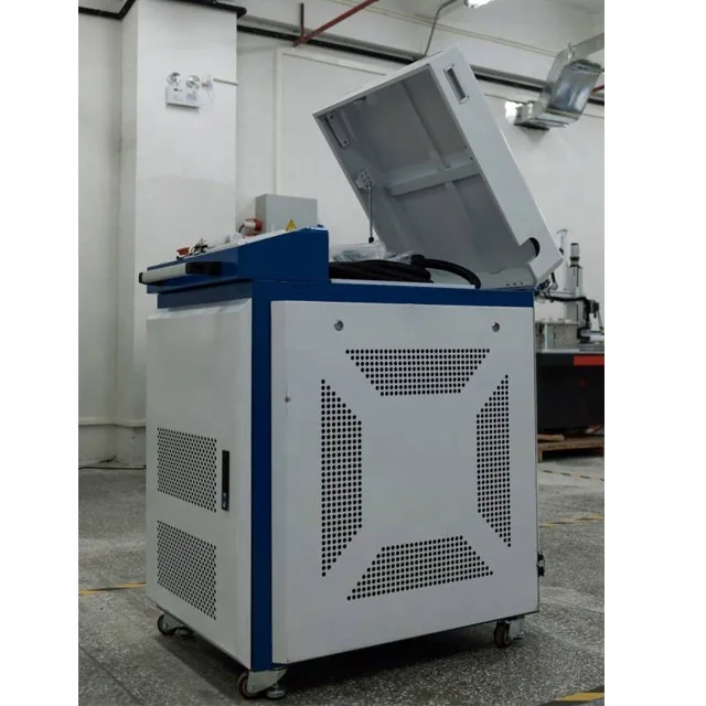 100w High speed fiber laser cleaning rust removal tool gun machine