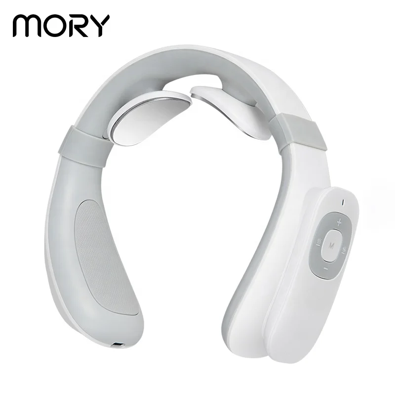 Mory U shaped electric neck shoulder massager portable mini neck massager