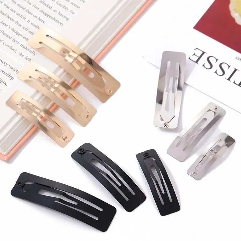 All kinds of metal hair snap clip barrette for girls