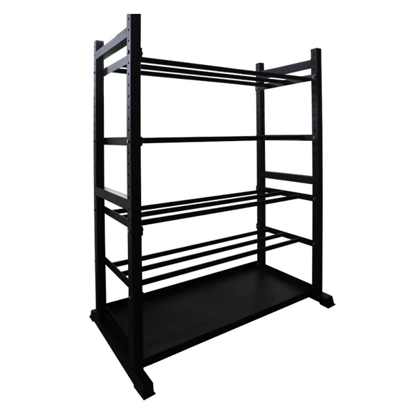 Wholesale Factory Gym Equipment Kettlebell Fitness Equipment Display Rack Storage Stand Weight Shelf Cabinet Metal Bodybuilding