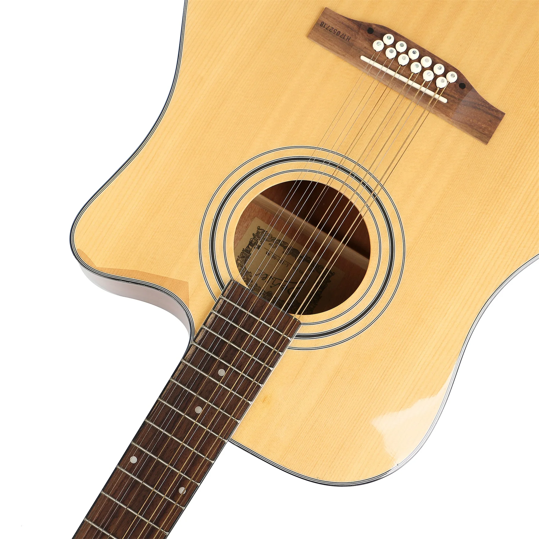 Wholesale 12 string acoustic electric guitar OEM guitar kit,Deviser brand good quality