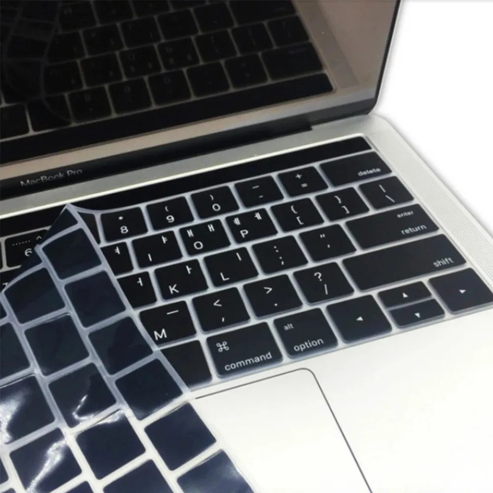 Корейский чехол для клавиатуры ноутбука Macbook pro 13/15 (2017-2019) защитная пленка
