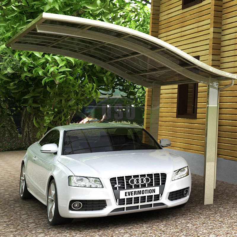 Modern flat roof carports,polycarbonate carport,car garage shelter canopy