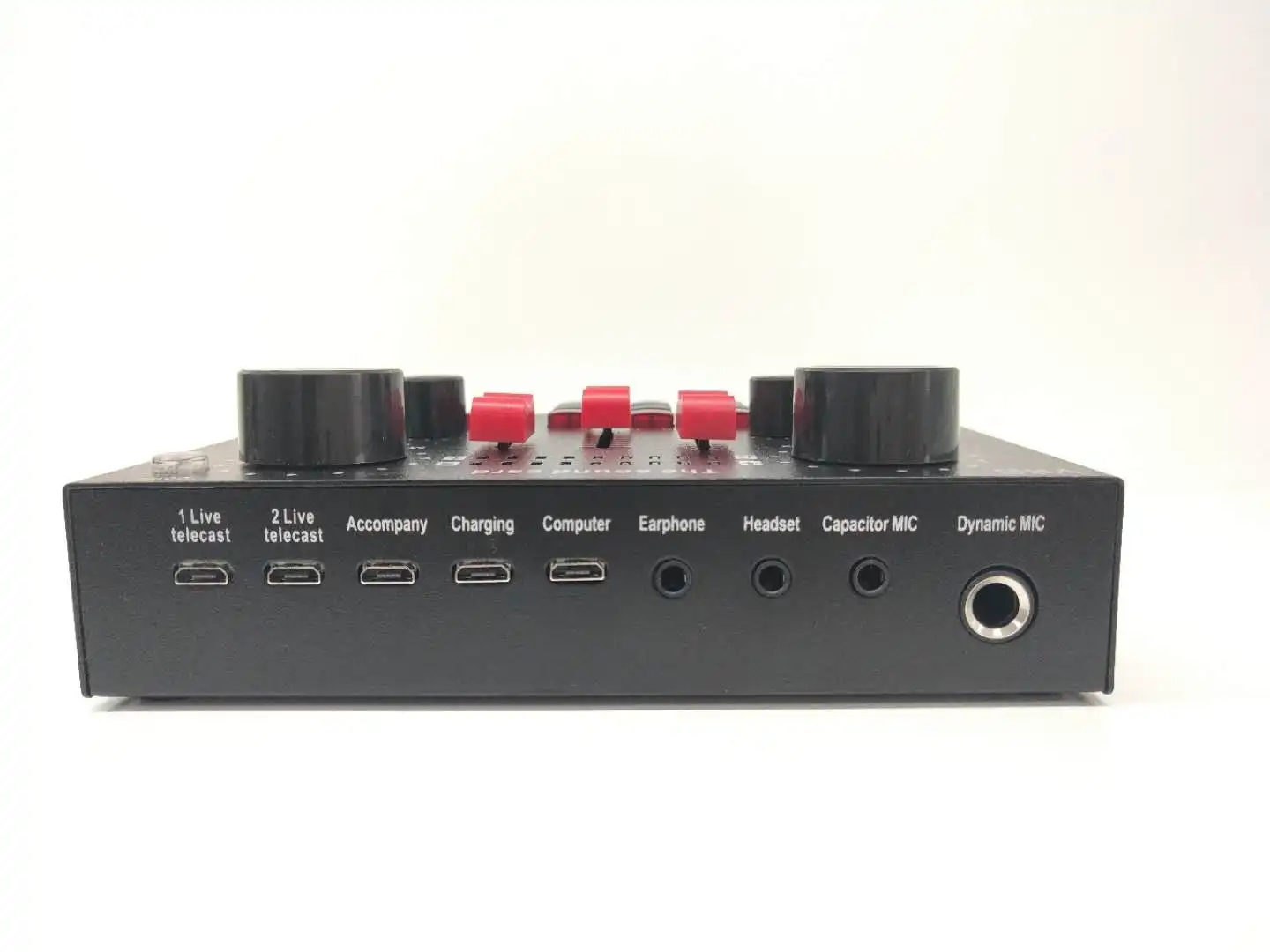 High Quality Sound Card V8s Home Recording Studio Equipment for KTV Singing and Recording