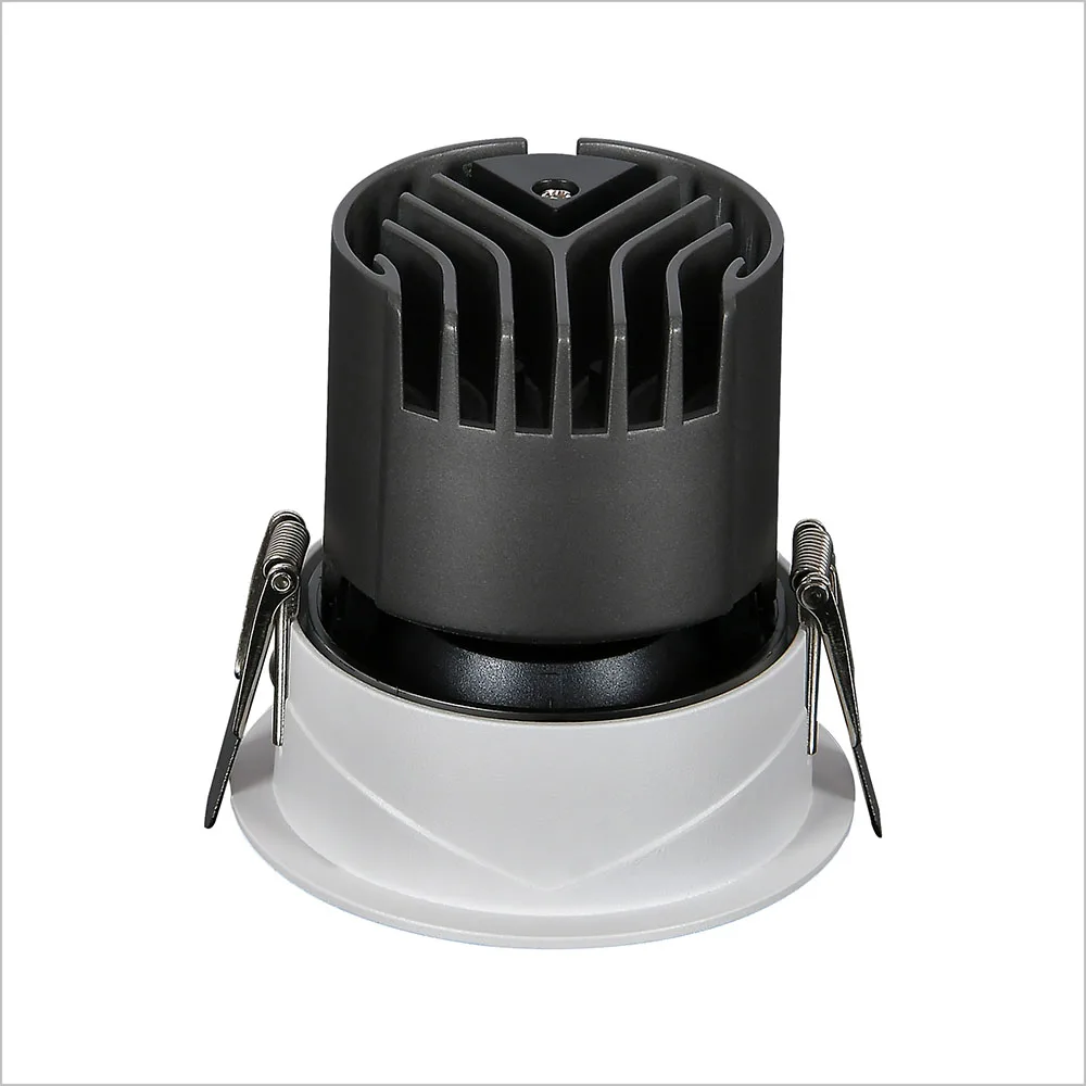 Custom Package COB 12W  Dali Highlight Cob Down Ceiling Light Cob High CRI Cut Hole Commercial Down Light