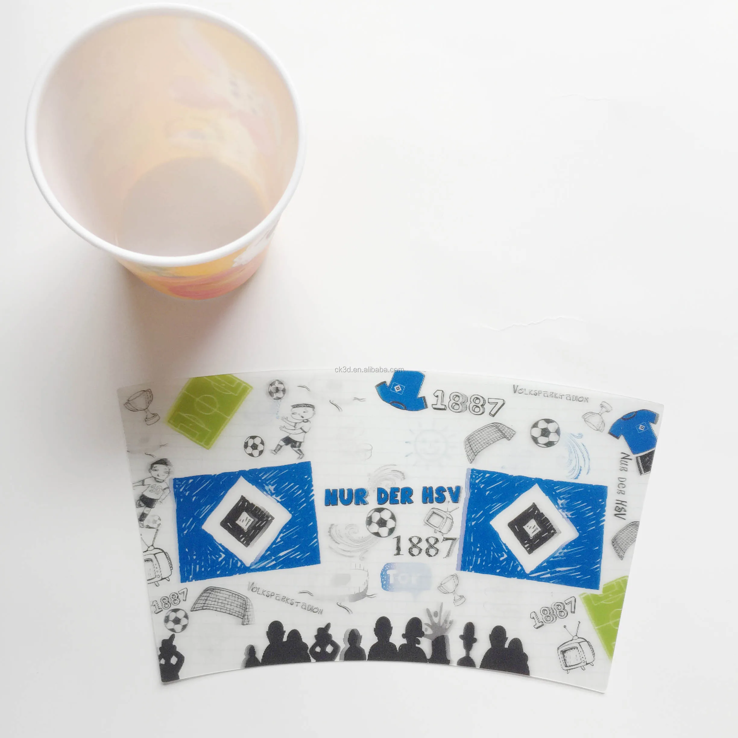 indonesia plastik product iml label 3D lenticular printing cabinet adhesive sticker floor