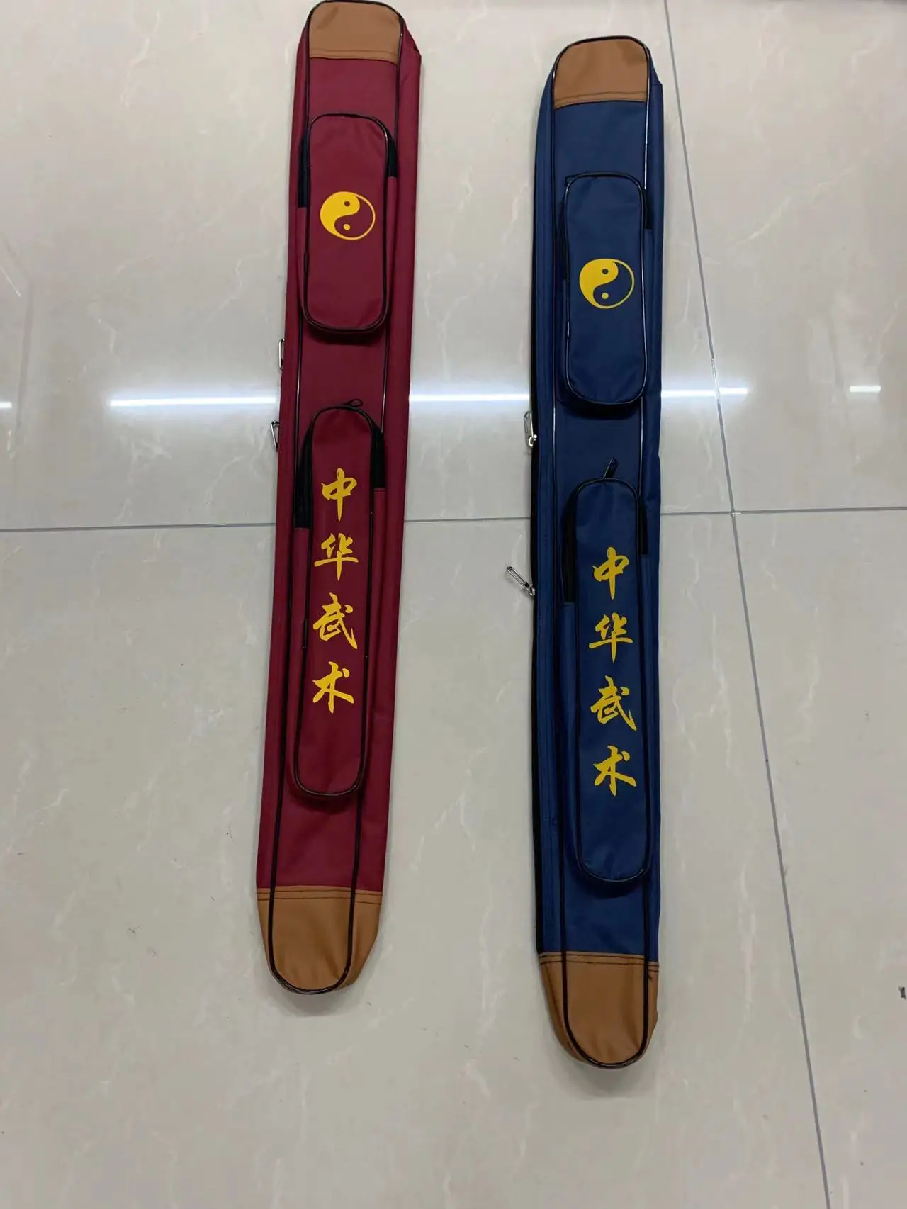 Chinese Wu Shu Equipment Oxford Fabric Tai chi Double Sword Bag