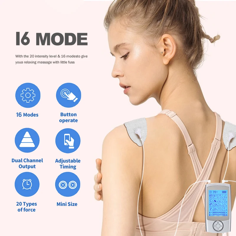 Electric EMS Muscle Stimulator Body Massage Digital Therapy Slimming Machine Electrostimulator Tens Device Physical therapy
