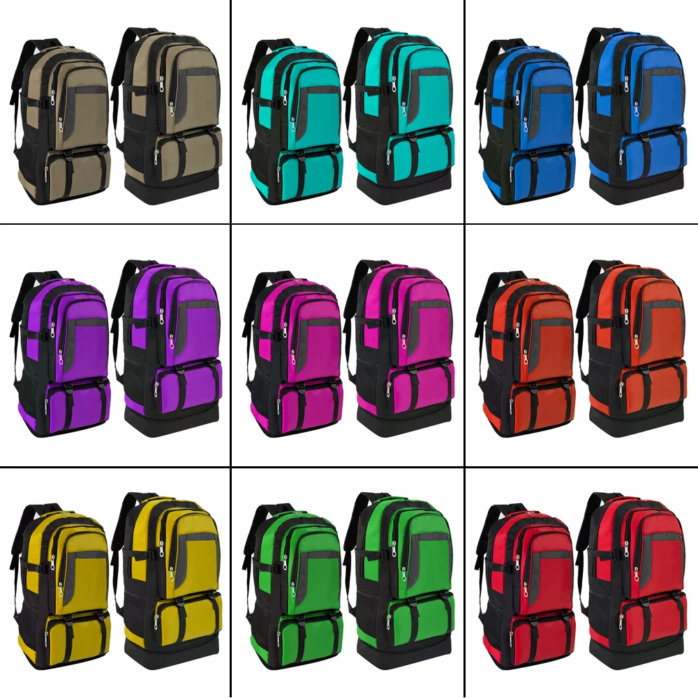 Factory Price OEM Customized Utility Unisex Stain Resistant Climbing Rucksack Long Travel Mountaineering Backpacks Bag