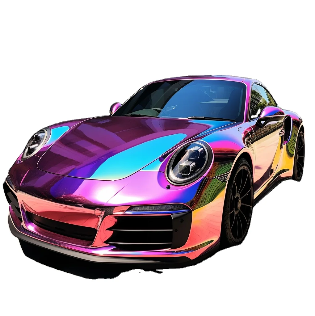 Shiny Chameleon Vinyl Car Wrap Madeira Red Color-shift Car Wrap Vinyl Wrap Rolls For Car Color Change Film