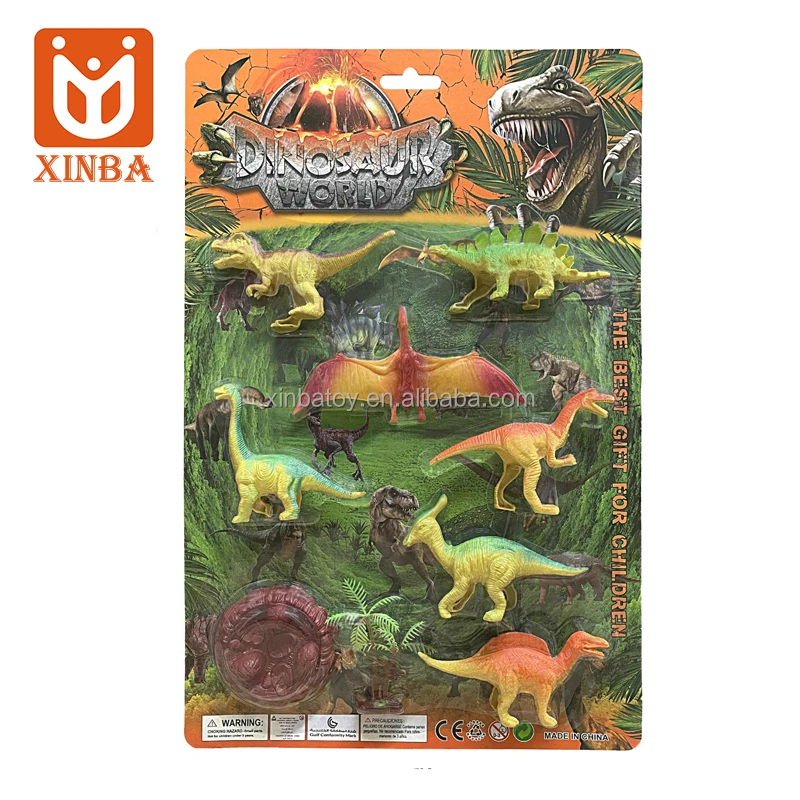 2023 Hot Sale Animals Dinosaurs Toy 9PCS Dinosaur Jurassic Park Plastic Toy For Children
