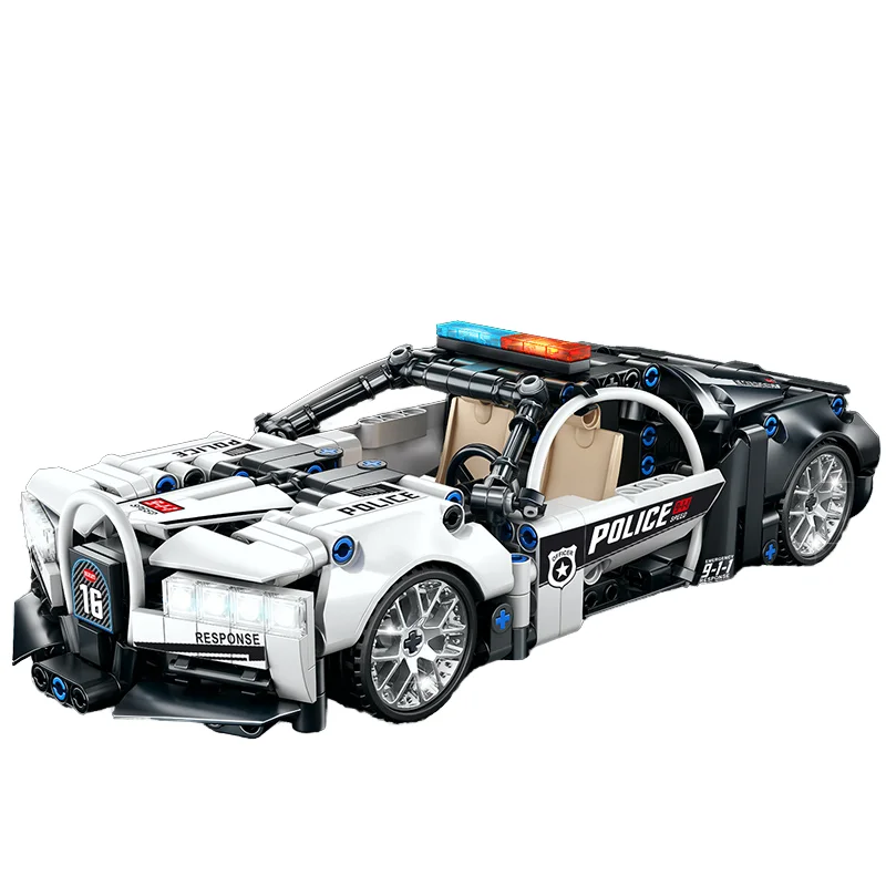 Toylinx 2023 Outdoor Model Toy New Style Educational Puzzle for Kids Funny DIY Building Blocks with Car Theme