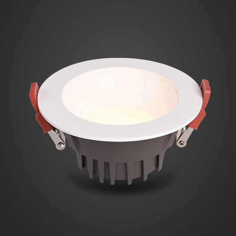 Глубокий антибликовый Европейский Встраиваемый светодиодный потолочный светильник 2 5 дюйма 3 4 дюймов 6 8 Светодиодный точечный с COB защитой от запотевания