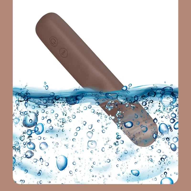 Customizable Mini Personal Chocolate Vibrator Wand Massager 16 Speeds Vibrator Sex Toys For Woman